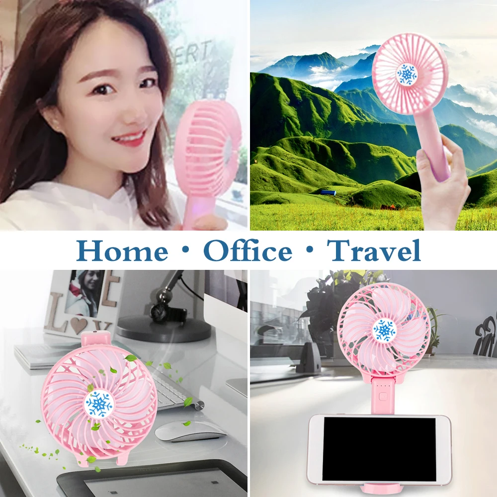 Складной ручной кулер с зарядкой от USB портативный офисный домашний дорожный