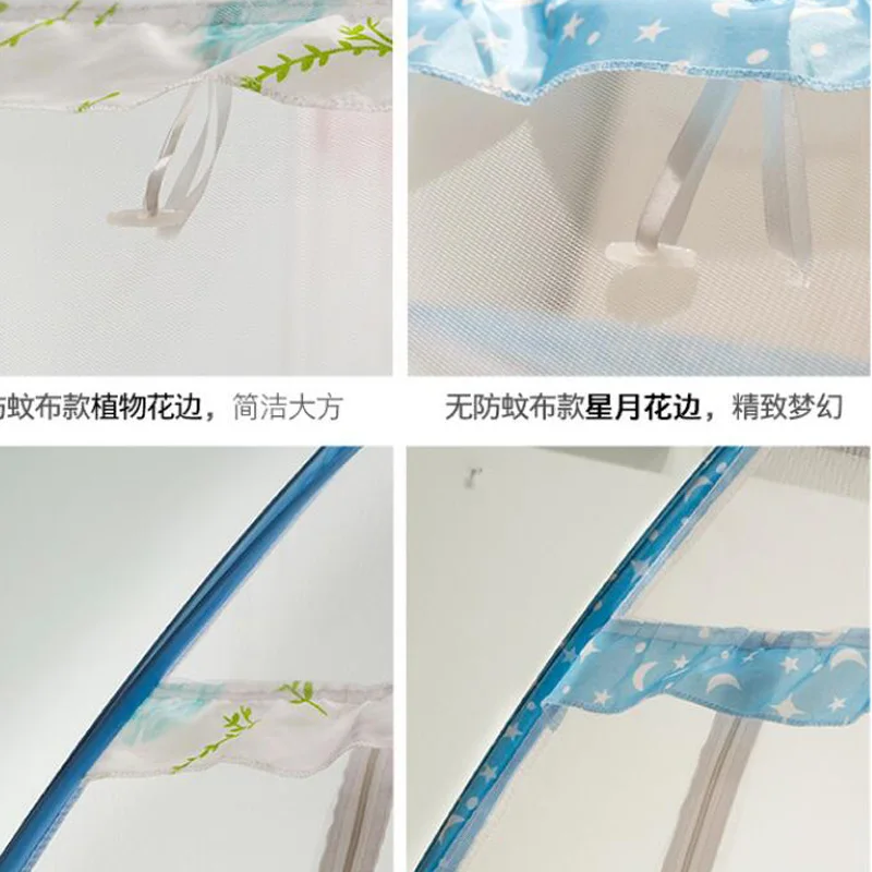 Розовый синий переносная противомоскитная сетка для двуспальной кровати