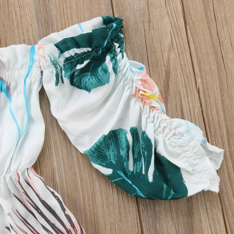 Pudcoco/комбинезон для новорожденных девочек с открытыми плечами и длинными