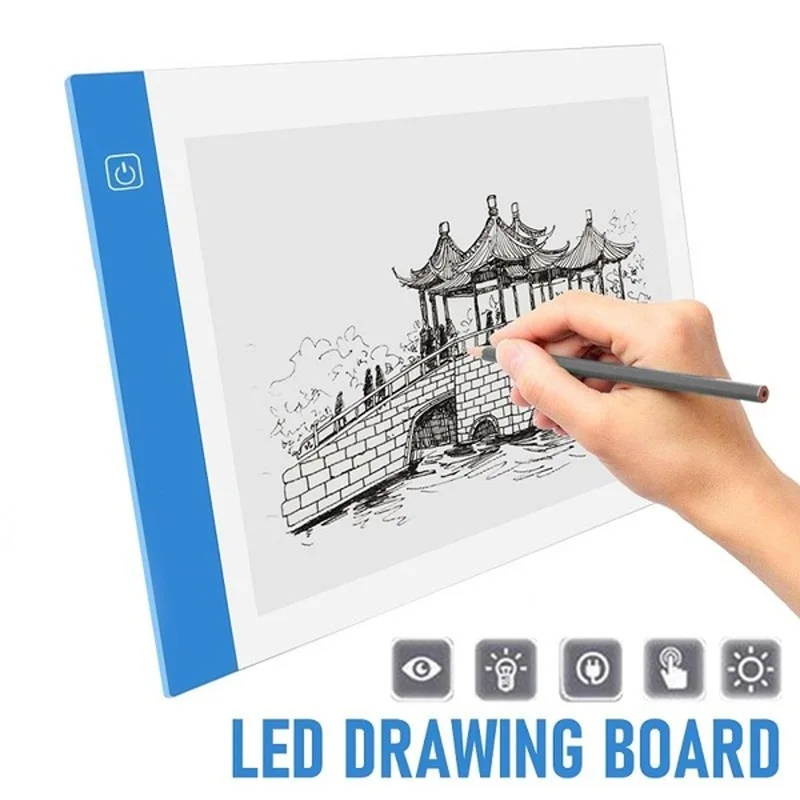 

A3 A4/A5 Size Three Level Dimmable Led Light Pad Tablet Eye Protection Easier For Diamond Painting Embroidery Tools Accessories
