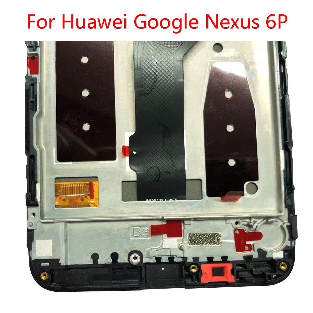 5 7 дюймовый оригинальный AMOLED для Huawei Google Nexus 6P ЖК-дисплей Дисплей сенсорный