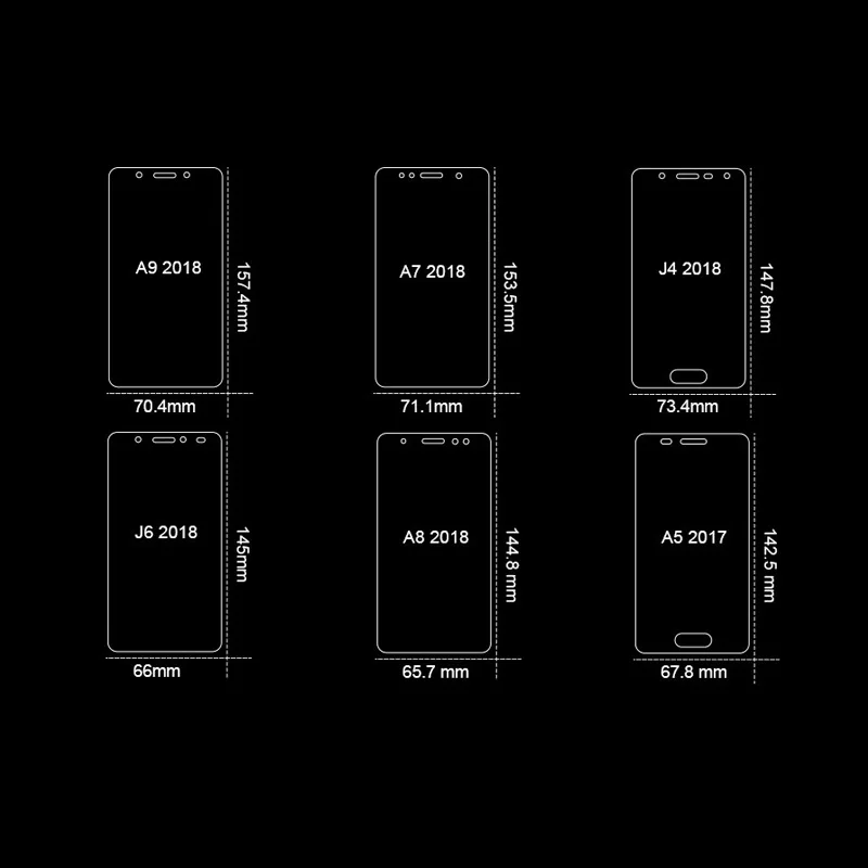 3 шт. защитный Стекло для samsung Galaxy A5 A7 A3 A8 A9 Стекло на samsung J5 J7 J3 Pro J4 J6 J8 Экран защитная пленка
