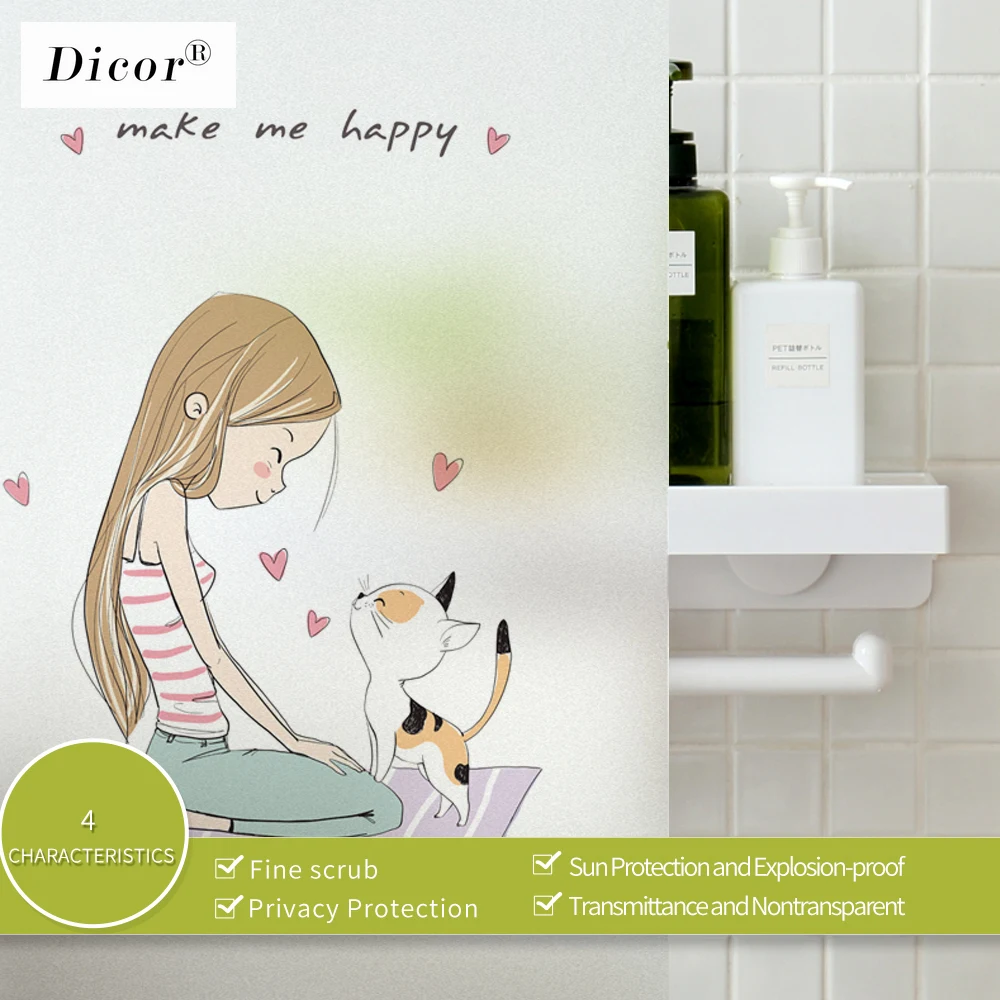 Компания является лучшим благом Dicor бренд милая девушка мультфильм Мода стикер