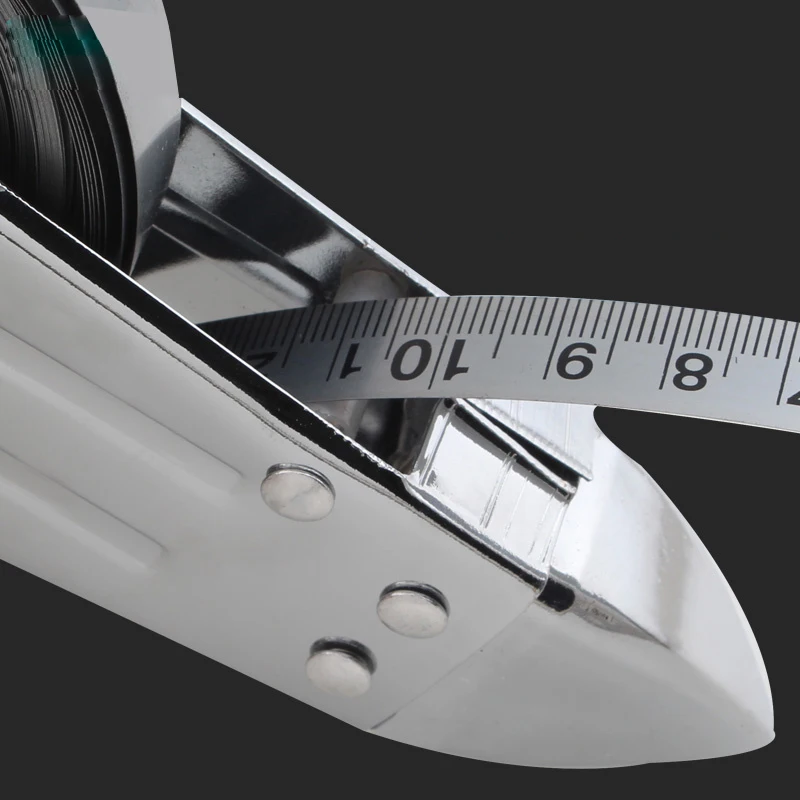 

Portable Steel Frame Ruler Stainless Steel Shelf Ruler Thick And Durable Hand Crank Steel Frame Ruler Tape Measure