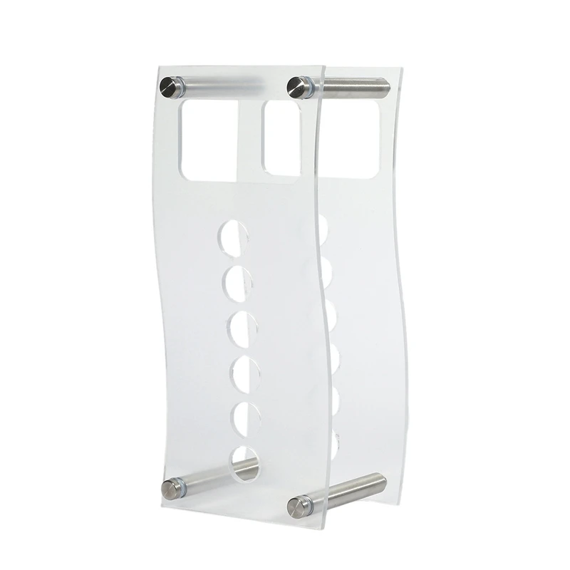 Настенный Прозрачный акриловый держатель для маркеров 6 слотов сухого стирания