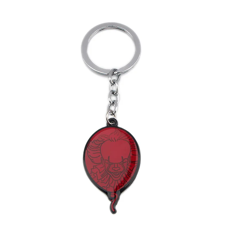 K532 фильм ужасов Stephen King's It брелок для ключей подарок для любителей фильмов подвеска держатель для ключей Автомобильный карабин для ключей 1 шт