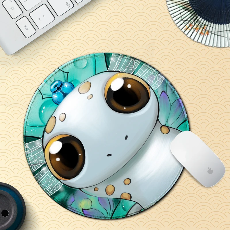 

Cute Rubber Mouse Pad Attractive 3D Print Thicken PC Desk Computer Mouse Mat Dragon Cat Pattern 300*300*3 mm