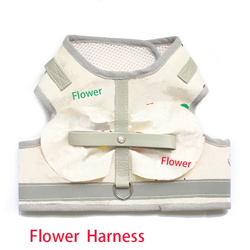 Кошка Собака Одежда для питомцев цветочный дизайн рубашка жгут собаки щенок плед