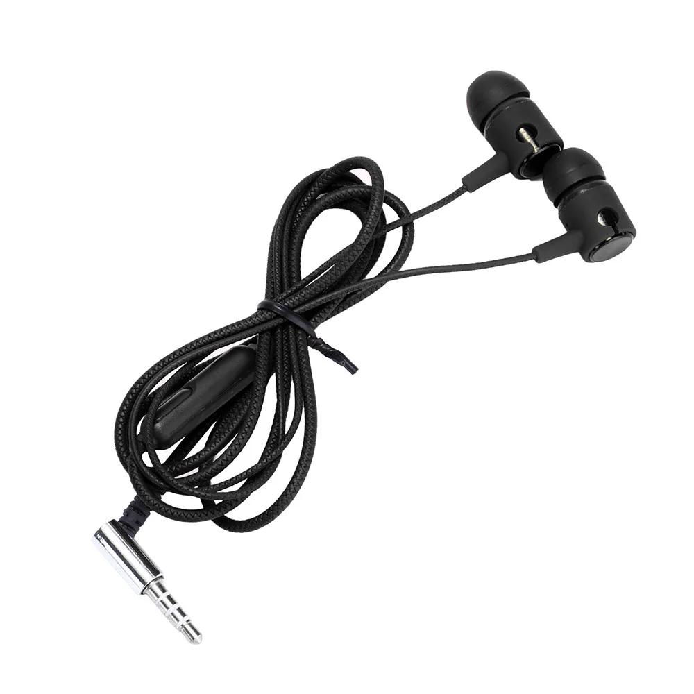 Стереонаушники-вкладыши 3 5 мм гарнитура с микрофоном для сотового телефона ПК