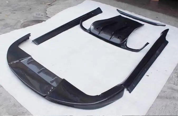 911 настоящий спойлер из углеродного волокна для передней юбки заднего вида Porsche 991