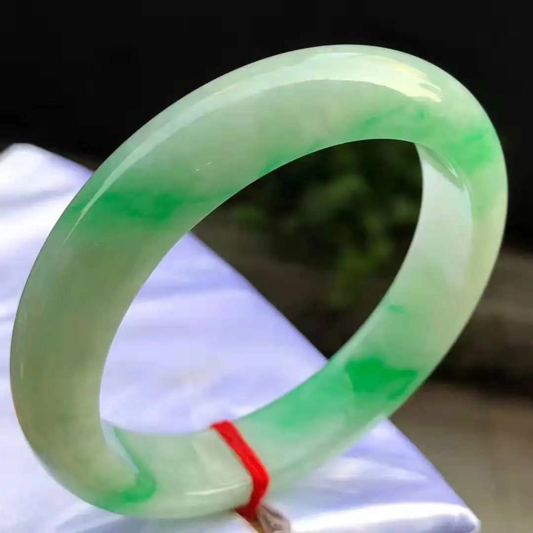 Zheru ювелирное изделие натуральный изумрудно-зеленый браслет 54 мм-62 мм два цвета