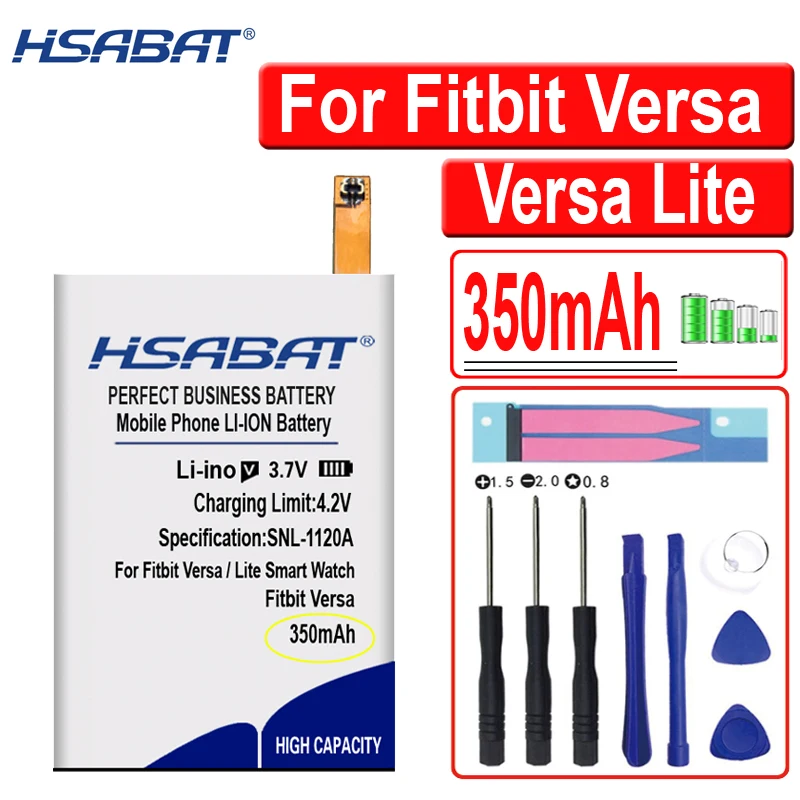 Аккумулятор HSABAT 350 мАч для смарт часов Fitbit Versa / Lite|Аккумуляторы мобильных