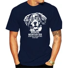 Футболка для мужчин и женщин, Короткий Повседневный Топ с рисунком Бернского Гора, с круглым вырезом, с официальным принтом самой крутой собаки