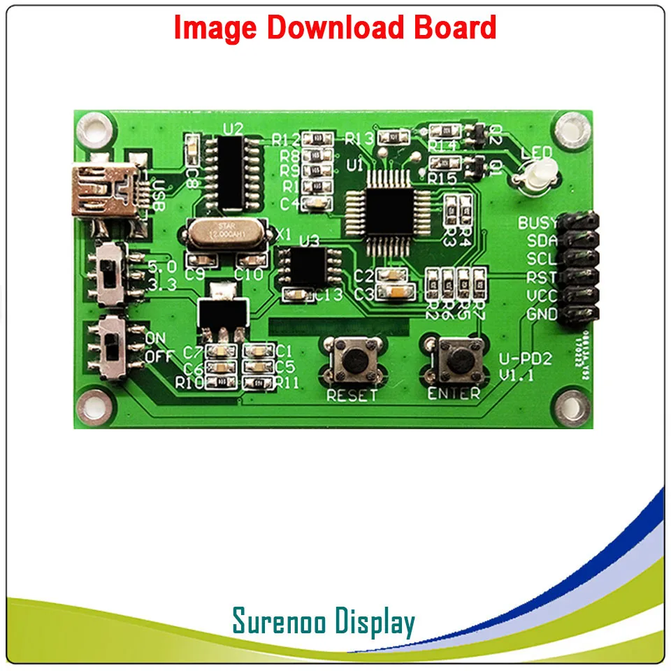 93X70 мм графическая матрица IEC IIC 12864 128*64 ЖК-модуль экран дисплея для Arduino ABS рамка 5,0 в/3,3 В встроенный GB2312 ASCII шрифт - Цвет: Image Download Board