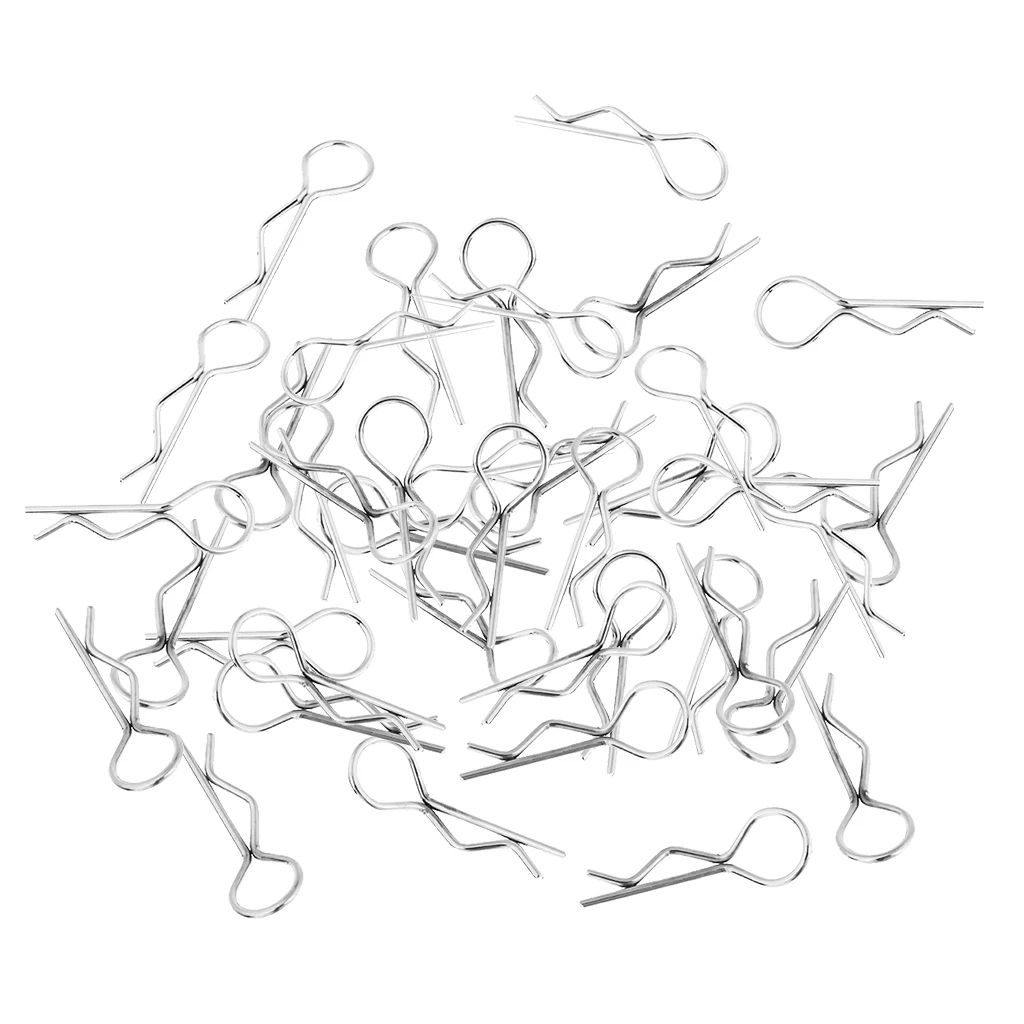 50 шт. зажимы для тела R шпильки HPI HSP 1/10 1/12 1/8 RC автозапчасти | Игрушки и хобби