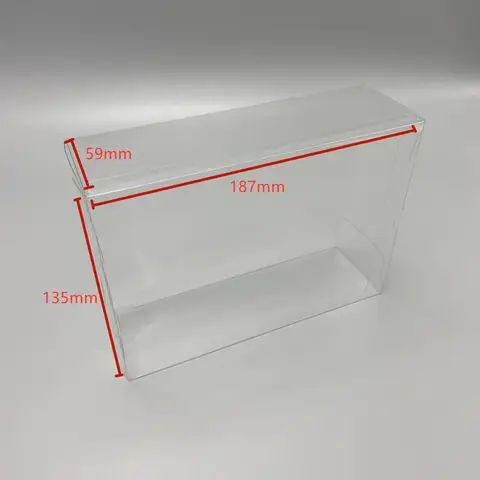 Прозрачный ящик для 3dsxl EU версия Дисплей хранения PET защитный бокс