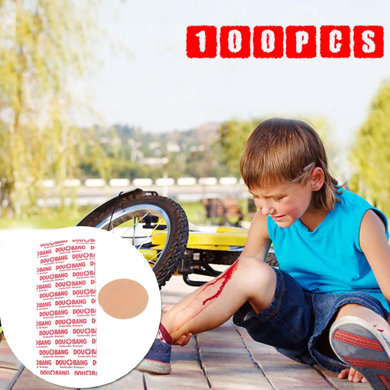 Портативный Медицинский бандаж AUYOU 100 шт. клейкий для ухода за раной детей