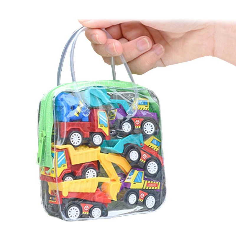 Миниатюрный пластиковый литый под давлением инженерный игрушечный автомобиль