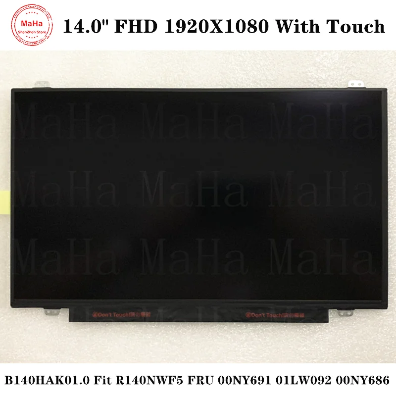 14 0 &quotB140HAK01.0 R140NWF5 FRU 00NY691 01LW092 00NY686 для ноутбука Lenovo thinkpad T470S T480S светодиодный ЖК