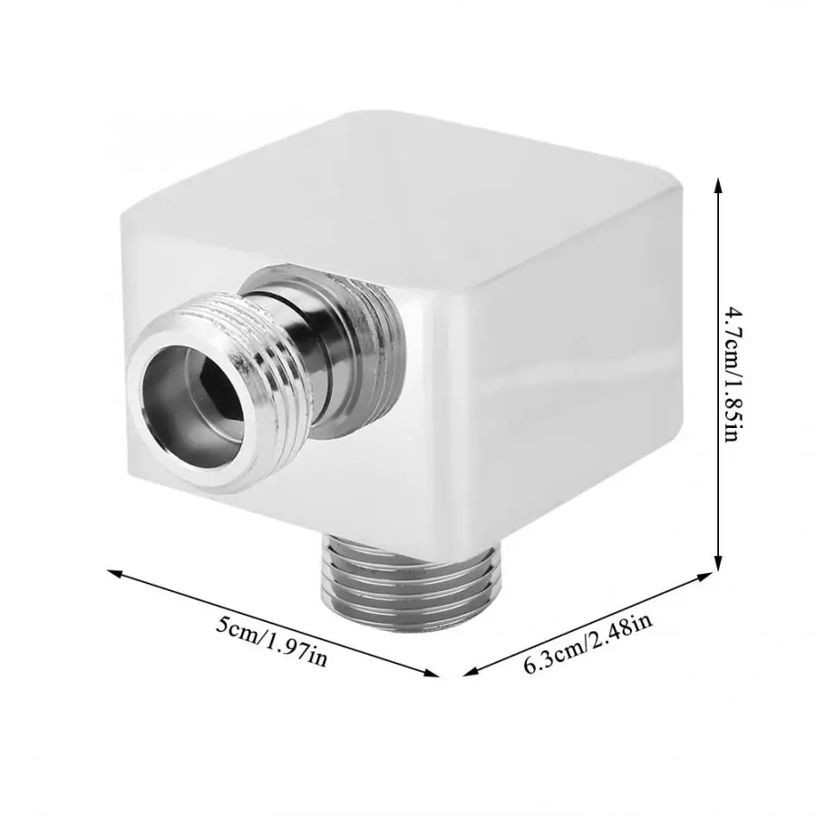 Настенный соединитель для душевого шланга из латуни квадратной формы G1/2 дюйма