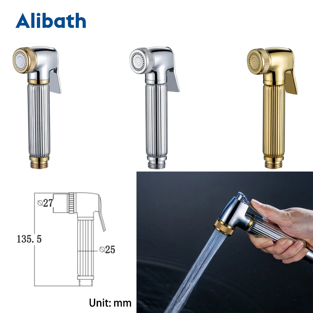 Туалет Shattaf очистка Биде опрыскиватель набор ручной легко установить ABS Pet Душ