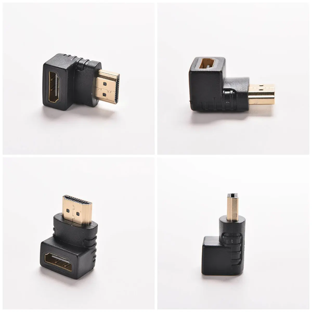 Адаптер под прямым углом 90 градусов совместимый с HDMI 270 разъемом штырь-гнездо |