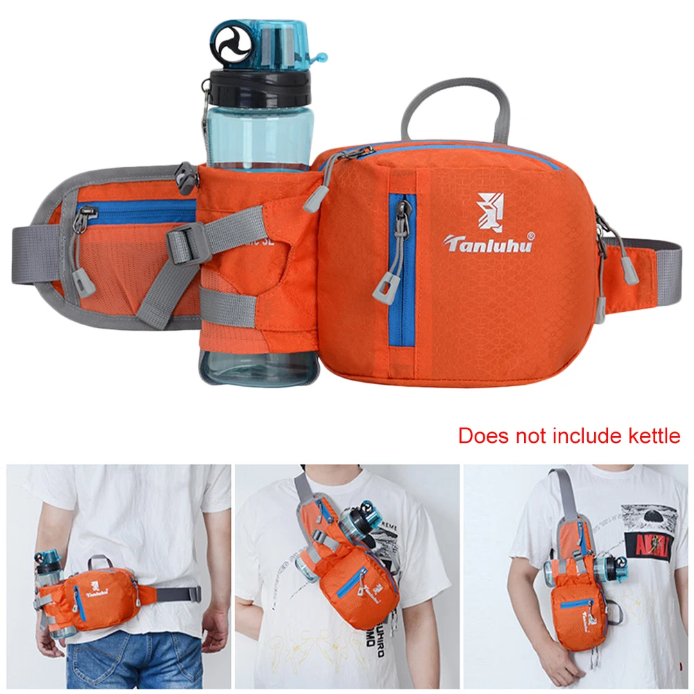 

Outdoor Running Bag Waist Belt Pack Marathon Gym Running Fitness Water Bottle Pouch Fanny Waist Pack Riding Cycling Phone Pocket