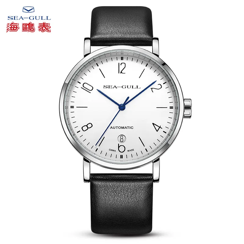 

2021 Seagull Men's Automatic Mechanical Watch Official Authentic Bauhaus Business Casual Mechanical Wristwatch 819.17.6091
