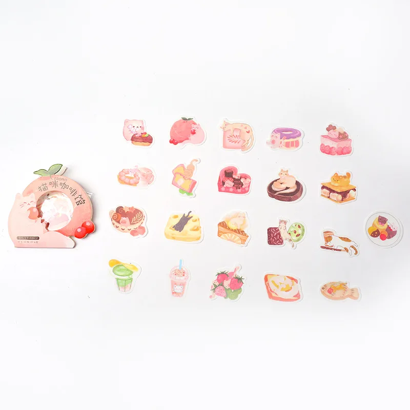 Kawaii Закусочная Gluttony серии пуля журнал Декоративные Канцелярские наклейки Скрапбукинг DIY Дневник этикетка-наклейка - Цвет: 12