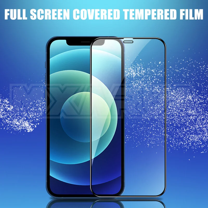 2000d curved protective glass for iphone 6 6s 7 8 plus se screen protector on iphone x xr xs 11 12 pro max tempered glass case free global shipping