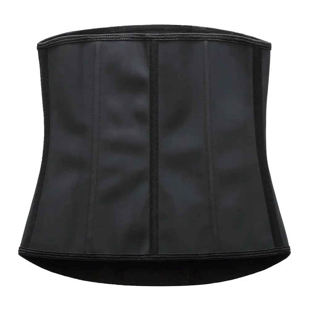 Новые черные латексные кроссовки на талии утягивающие Корсеты Нижнее белье