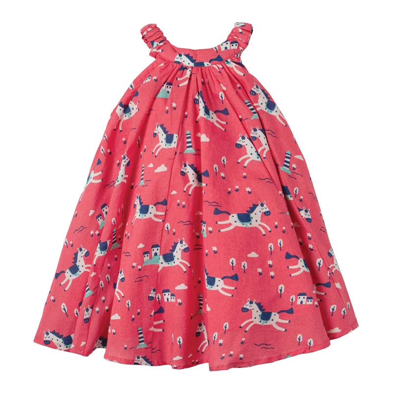 

Children's Dress Summer New European And American Style, Children's Clothing, Children's Skirts, Fashion Girls' Sling Dress