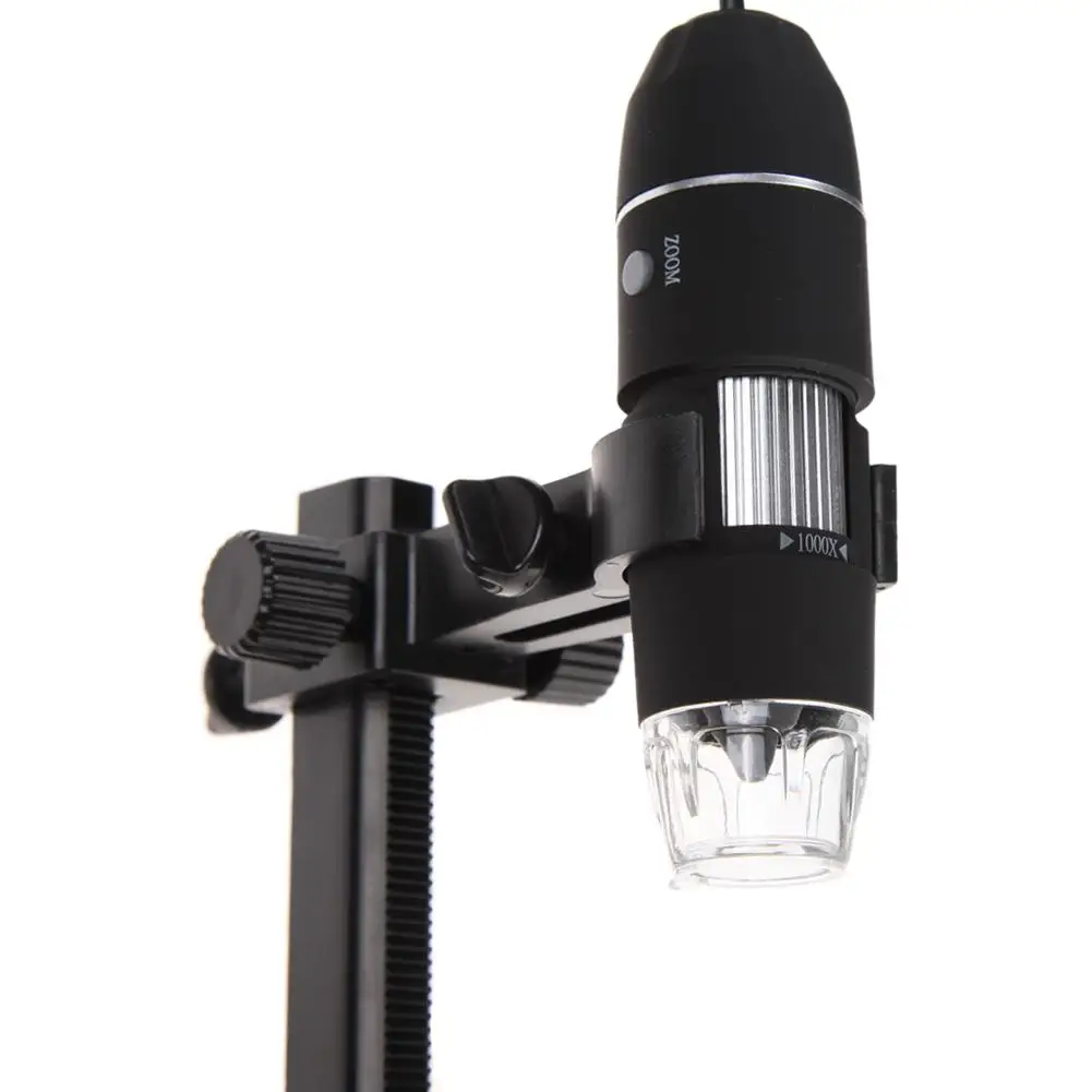 1000x led usb digital microscope professional 2mp electronic microscope endoscope magnifier cameralift standcalibration ruler free global shipping
