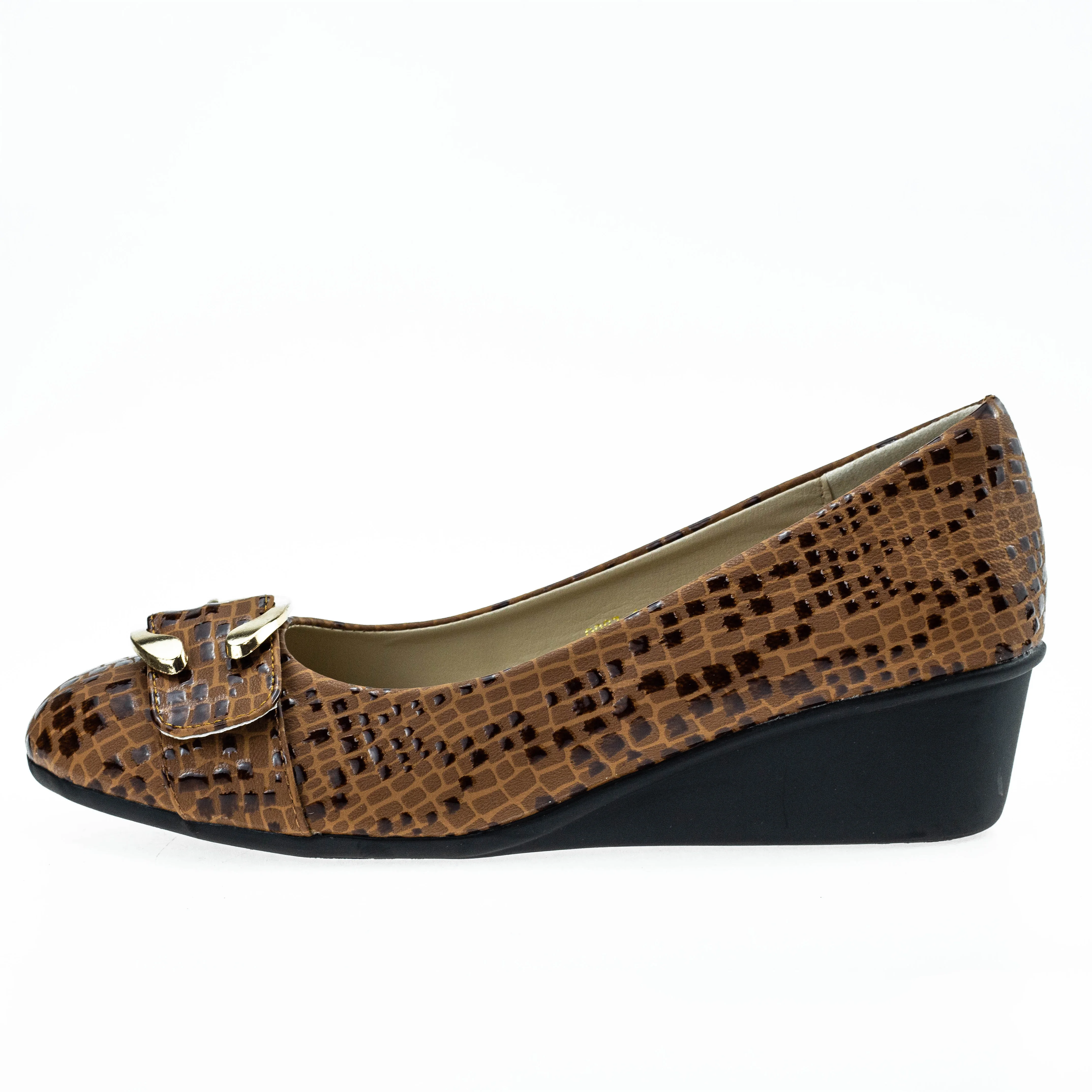 9087-1 Red Brown Black Green Blue Women Wedge Heel Shoes Ladies Ballet Shoes Female Footwear Plus Size 41 42 43 Women Wedge Shoe