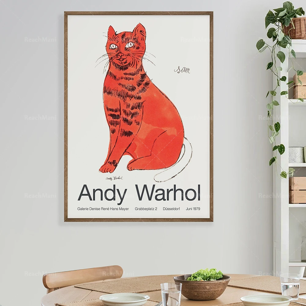 Фото Художественный постер для выставки Andy Warhol №3