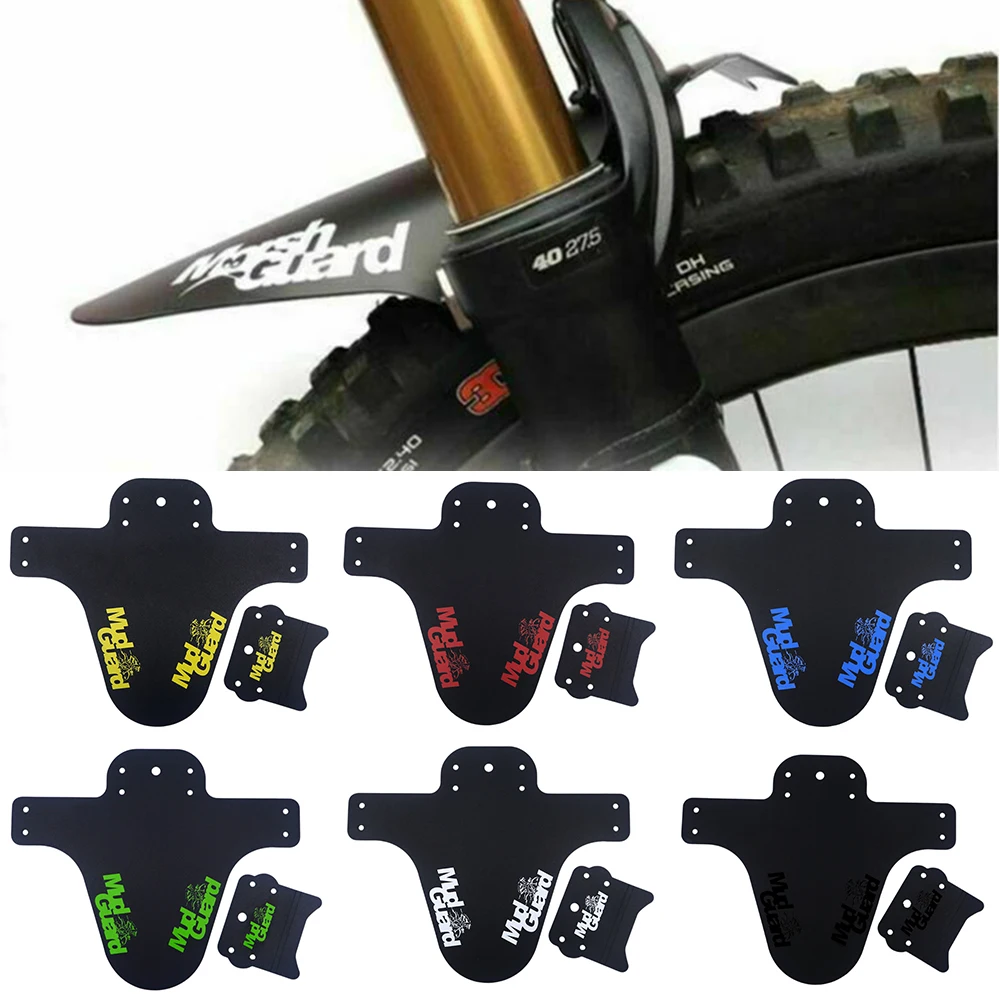 

Bicycle Anti-Mud Bike MTB Mudguard Guard Set Mountain Bicycle Mudguard Front Rear Tyre Mud Guard Bike Assessoires Biking Cycling