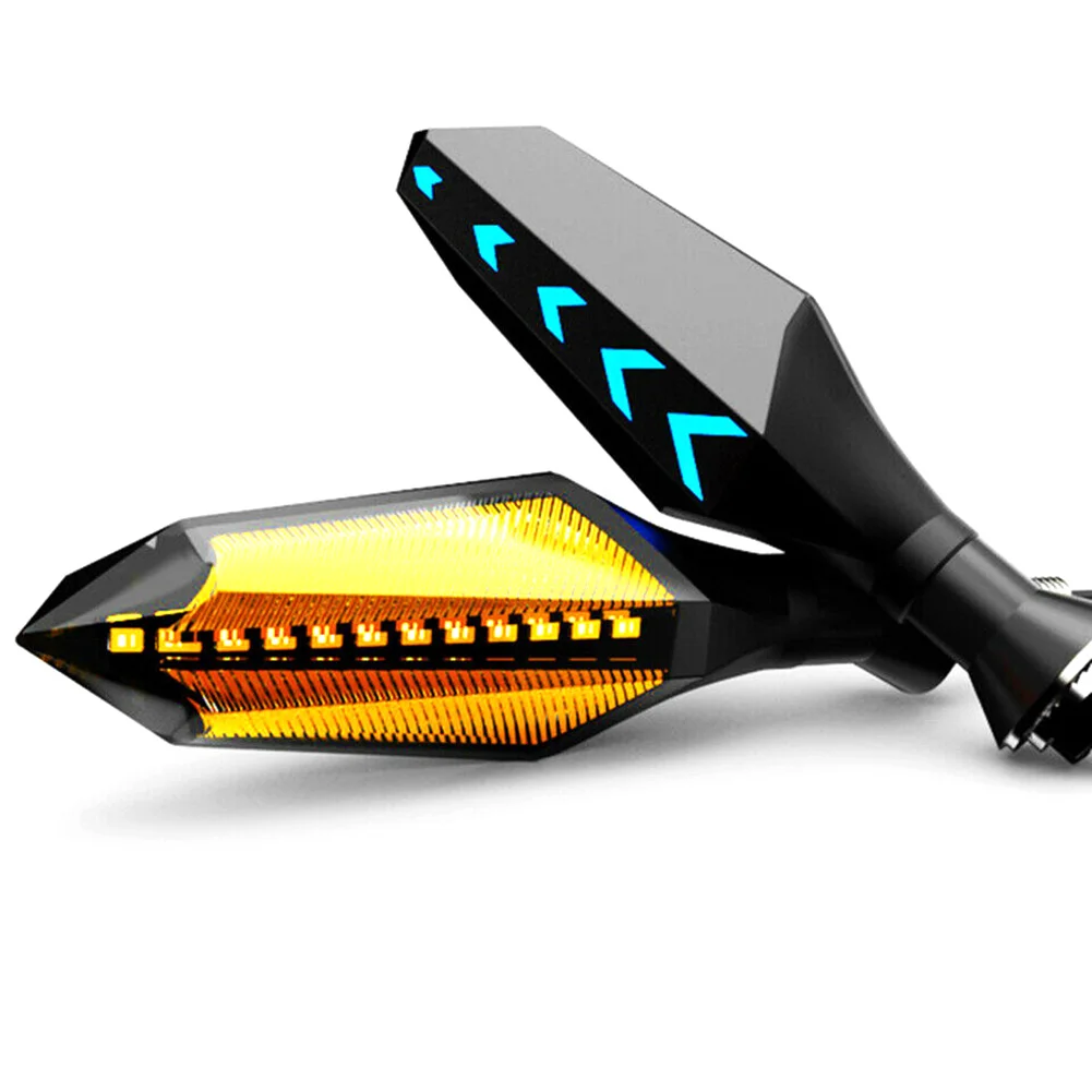 2 шт. 8 мм универсальные мотоциклетные светодиодный Поворотная сигнальная лампа