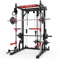 Home Workout Commercial Gym Training Equipment Smith Machine Squat Weightlifting Barbell Rack