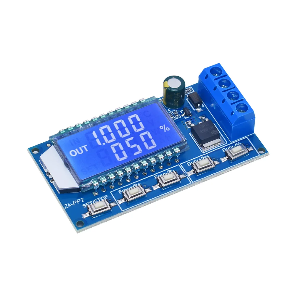 ZK-PP1K двухрежимный генератор сигналов ZK-PP2K PWM контроллер скорости двигателя 8A 150 Вт