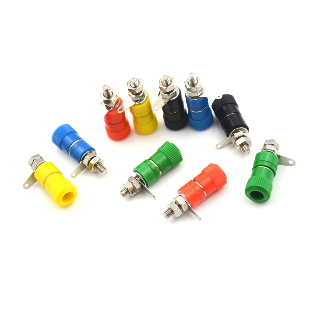 4 мм шт./лот Клеммная колодка с разъемом типа &quotбанан&quot для крепления клеммных