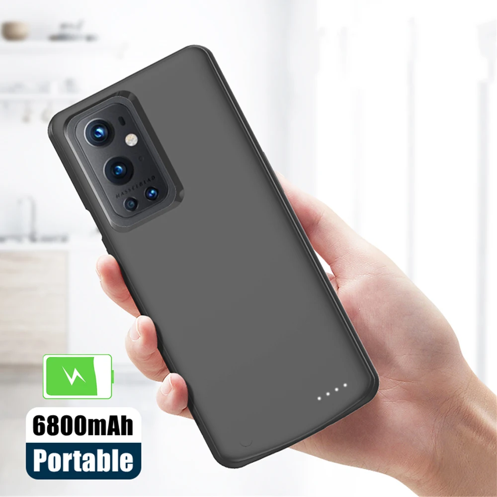 Power Case For OnePlus 9 8 7 Pro 8T  battery charger cases For OnePlus 9R 9RT  Power bank case with back battery charging Cover