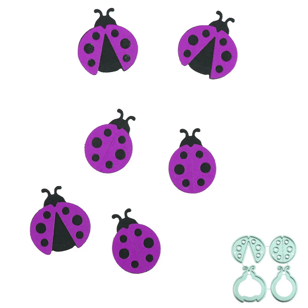 

Ladybird Metal Cutting Dies DIY Scrapbook for Album Paper Decoration Craft Embossing Dies Handcrafts Handmade Greeting Cards
