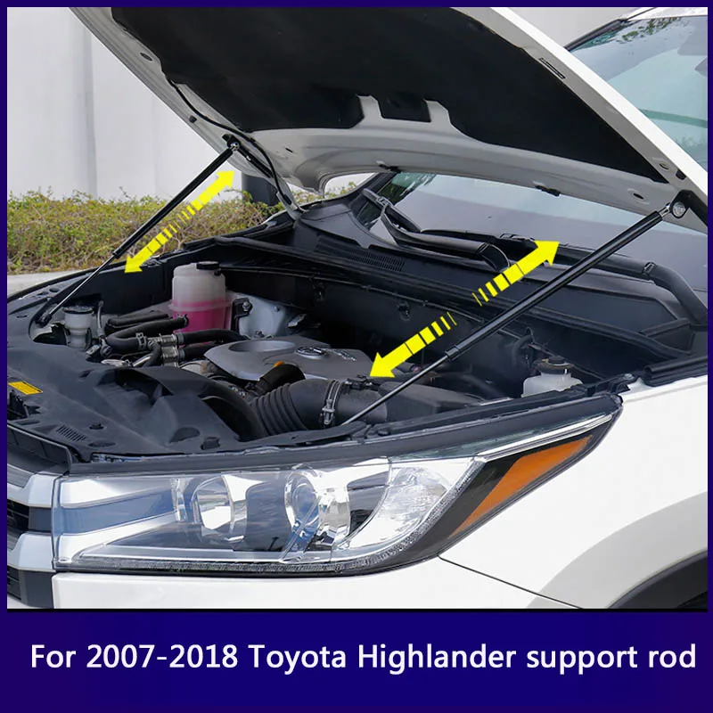 

Для Toyota Highlander 2007 - 2018 2TH 3TH Опора гидравлический стержень стойки подъемник пружинный амортизационный Кронштейн Автомобильный Стайлинг