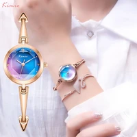 kimio color women watches bracelet watch ladies luxury jewelry design quartz watch women clock mechanism wristwatches for women