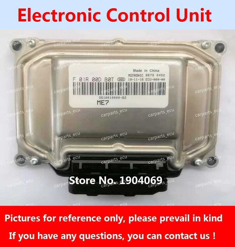 

F01R00DB54 P880153 F01RB0DB54 ME7 ECU Electronic Control Unit F01R00DB0T 3610010000-B2 01RB0DB0T For Zotye Langlang/Langyue Car