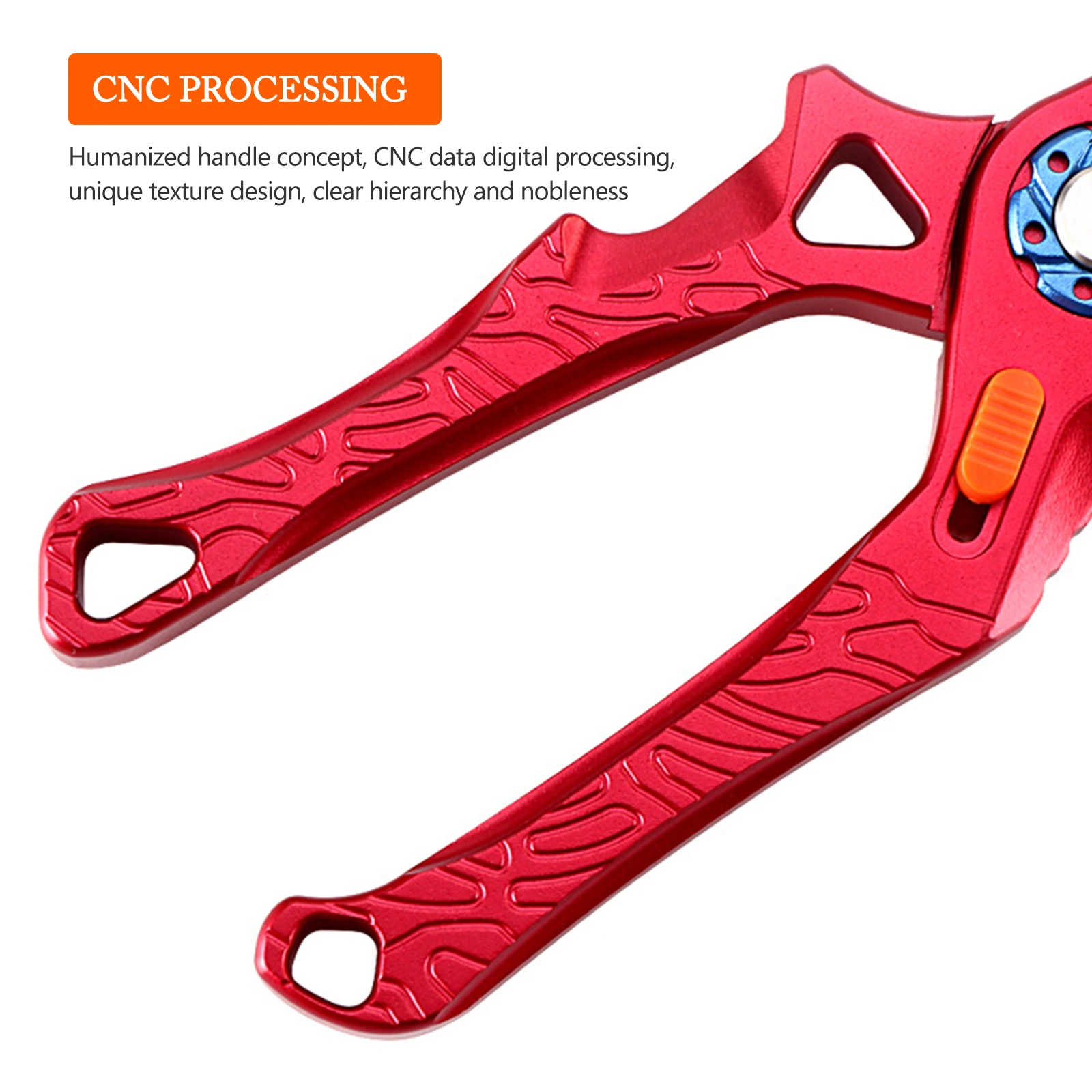 

Aluminum Fishing Pliers 8" Salt Water Braided Wire Cutting Machine Scissors Multi-function Clamping Wire Cutting