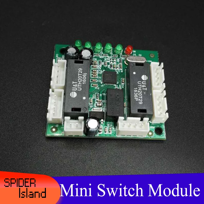 

Mini Switch Module Advertising Machine / Camera / Network Transmission 5V mini 5-port Data Shunt Switch module