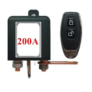 Универсальный переключатель автомобильного аккумулятора, 12 В, встроенный беспроводной пульт дистанционного управления, изолятор отключения, главные переключатели