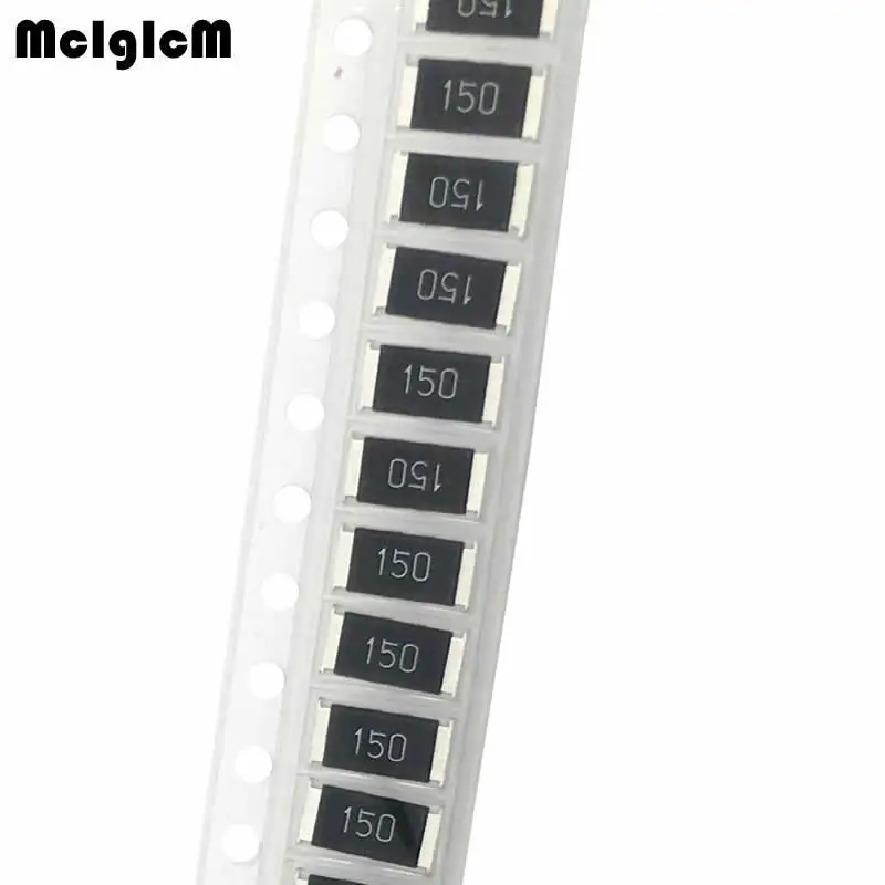 MCIGICM 1W 50pcs 2512 smd chip resistor 100 resistors 0R 22M 10K 100K 100R 1R 150R R050 Power amplifier smd|resistor 100|smd resistor100 |