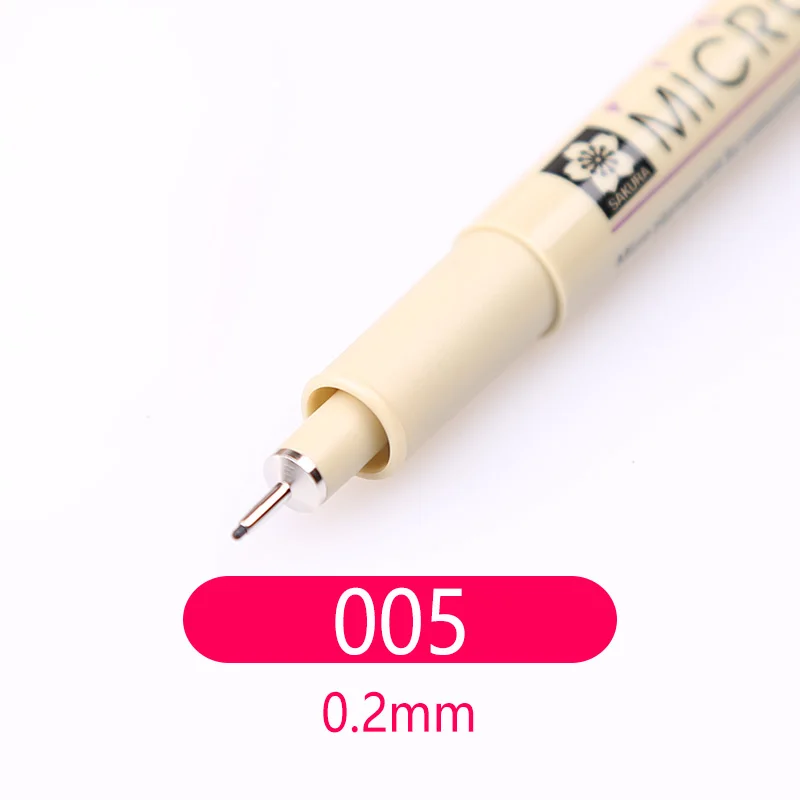 3X Sakura Pigma Micron 005 черные пигментные чернила 0 2 мм линия Gundam Fine Line Pen | Игрушки и хобби